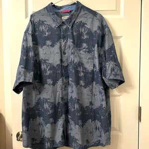 Tommy Bahama Palm tree camp shirt 3XLB/3TGG